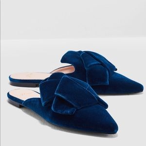 J. Crew Velvet Mules
